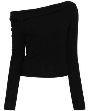 Reformation Elio Top - Black