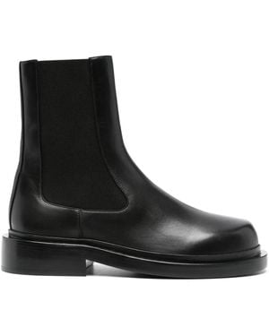 Jil Sander Leather Boots - Black