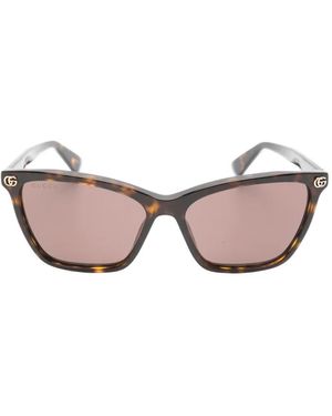 Gucci Tortoiseshell-Effect Sunglasses - Pink