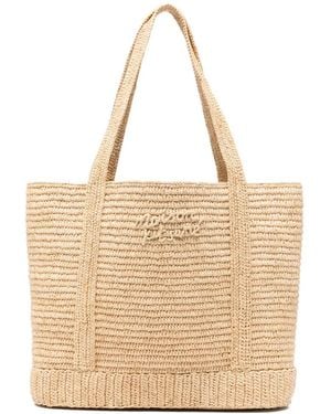 Maison Kitsuné Rafia Tote Bag - Natural