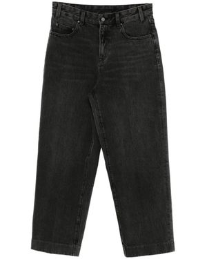 JNBY Katoenen Jeans Met Toelopende Pijpen - Zwart