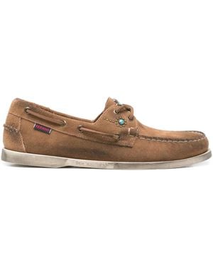 Sebago スエード デッキシューズ - ブラウン
