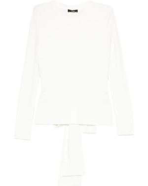ELEH Verzierter Pullover - Weiß
