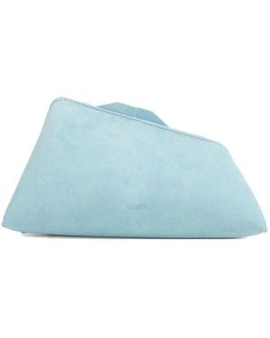 The Attico 8.30 Suede Clutch Bag - Blu