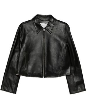 Low Classic Collared Zip Jacket - Black