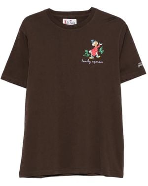 MC2 Saint Barth Disney-Print T-Shirt - Brown