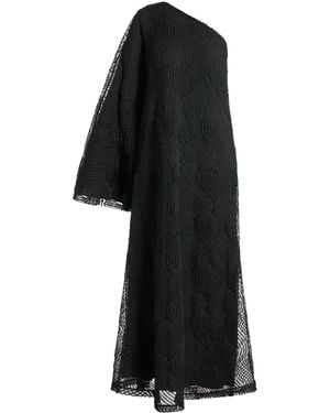 ROTATE BIRGER CHRISTENSEN One-Shoulder Maxi Dress - Black