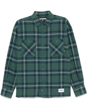 Neighborhood Savage Tartan-Check Shirt in Blue for Men | Lyst UK