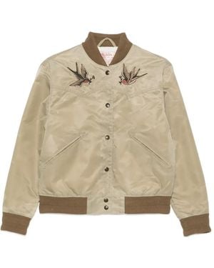 Filson Embroidered Bomber Jacket - Natural