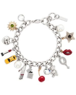 Marc Jacobs Trinket Charm Bracelet - White