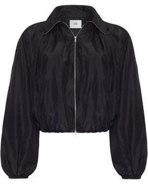 Adam Lippes Simone Silk Jacket - Blue