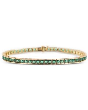 Izabel Display Tennisarmband Mit Zirkonia - Grün