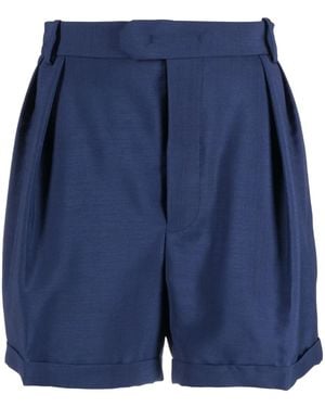 Bally Shorts Con Pieghe - Blu