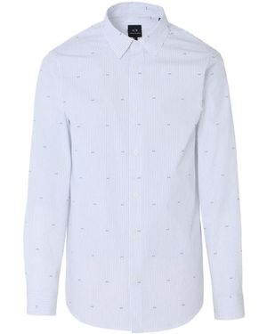 ARMANI EXCHANGE Monogram Shirt - White