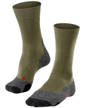 FALKE Tk2 Explore Ribbed Socks - Green