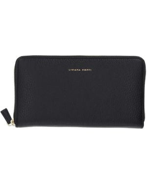 Liviana Conti Large Zip Wallet - Black