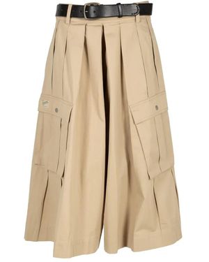 Sea Tristan Pleated Culottes - Natural