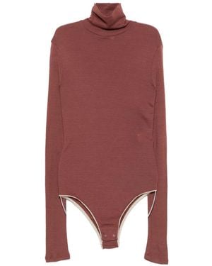 Alysi Body Mit Rollkragen - Rot