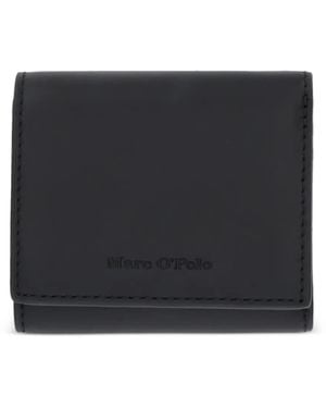 Marc O' Polo Logo-Debossed Wallet - Black