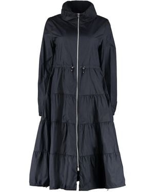 Herno Zip-Up Coat - Black