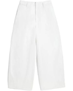 Lemaire Belt-Loop Pocket Pants - White