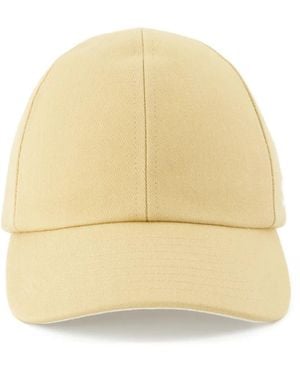 Courreges Casquette À Patch Logo - Natural