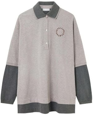 Stella McCartney Polotop Met Lange Mouwen - Grijs