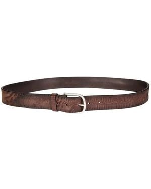 Orciani Textured-finish Leather Belt - ホワイト