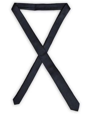ROBERTO CLERICI Pointed-Tip Tie - Black
