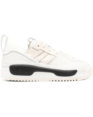 Y-3 Rivalry Leather Sneakers - White