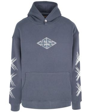 Exit Society Hoodie Xxx À Imprimé Graphique - Bleu
