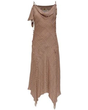 KNWLS Robe Tess À Design Asymétrique - Natural
