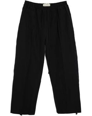 Song For The Mute Drawstring Trousers - Black