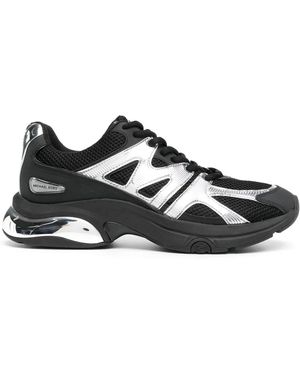 Michael Kors Kit Extreme Logo-Appliqué Trainers - Black