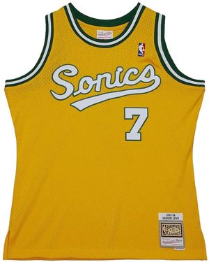 Mitchell & Ness Chaleco Seattle Supersonics 2003-04 Rashard Lewis Hardwood Classics - Amarillo