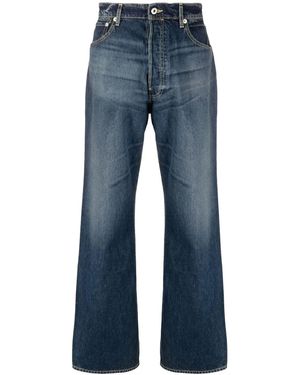 KENZO Dark Stone Suisen Relaxed Jean - Blue