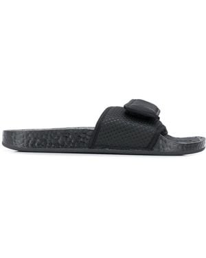 adidas X Pharrell Williams Boost Sole Pool Slides - Black