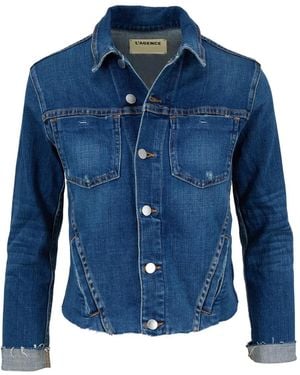 L'Agence Gerafeld Denim Jack - Blauw