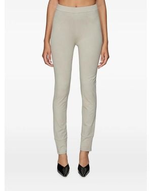 Roni Ilan Elasticated-Waist Stretch-Weave Trousers - Natural