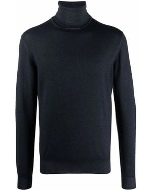 Etro Maglione A Collo Alto - Blu