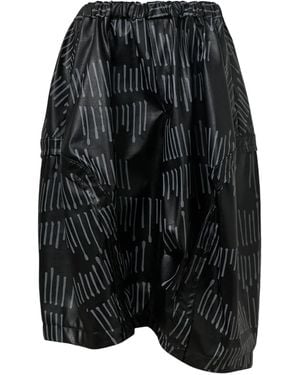 COMME DES GARÇON BLACK Pagowski Print Midi Skirt - Black
