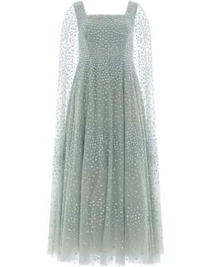 Needle & Thread Scatter Dot Sequinned Maxi Dress - Blue