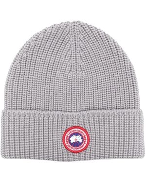 Canada Goose Bonnet Arctic Disc En Maille - Grey