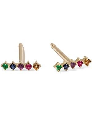Otiumberg Bar Studs Earrings - White