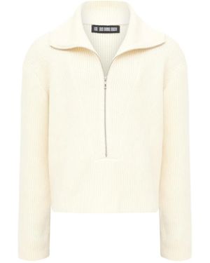 Louis-Gabriel Nouchi Pullover Mit Reißverschluss - Weiß