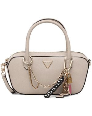 Guess Davina Charm Tote Bag - Metallic