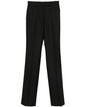 Tom Ford Pressed-Crease Tailored Trousers - Black