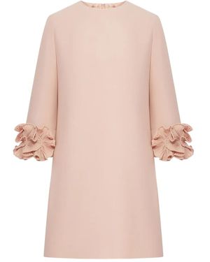 Valentino Garavani Ruffle-Trim Mini Dress - Pink