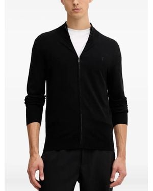 Trussardi Sweatshirt mit Reißverschluss - Schwarz