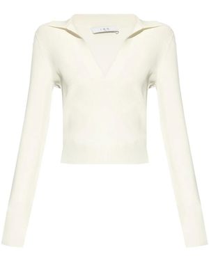IRO Fraya Polo Top - White